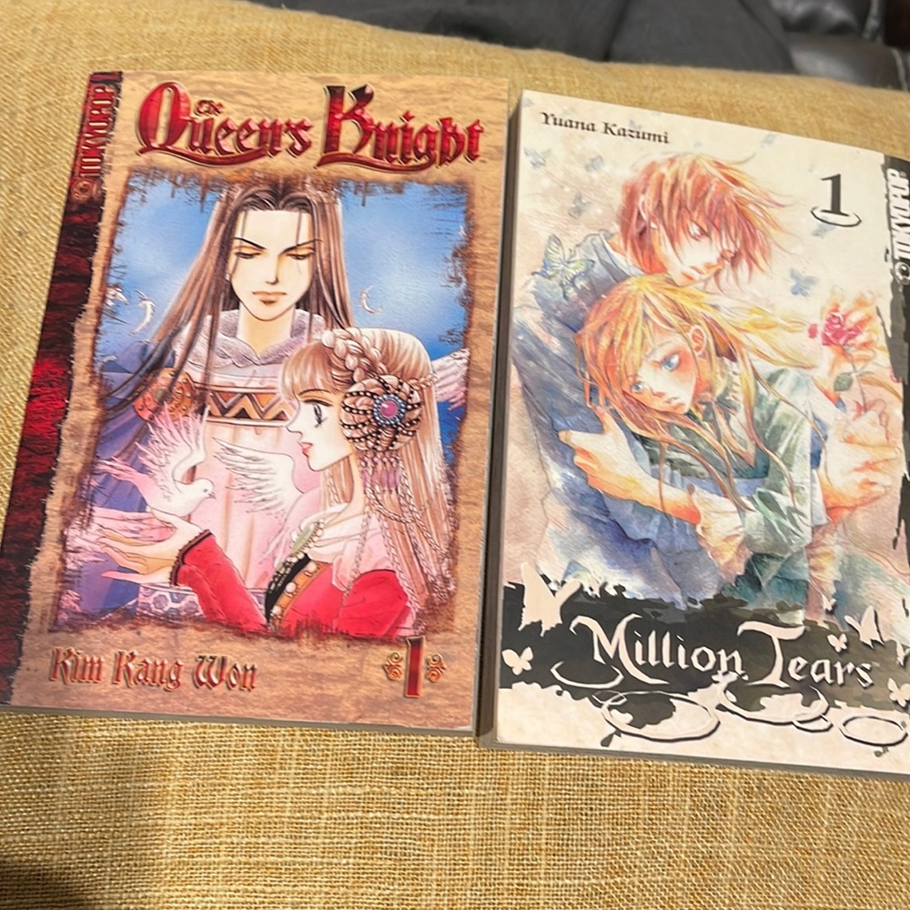 Manga’s “ The Queens Knight” by Kim Kang Won and “Million Tears” by Yuana Kazumi